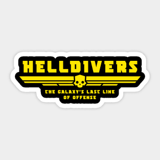 helldivers 2 last line of offense Sticker